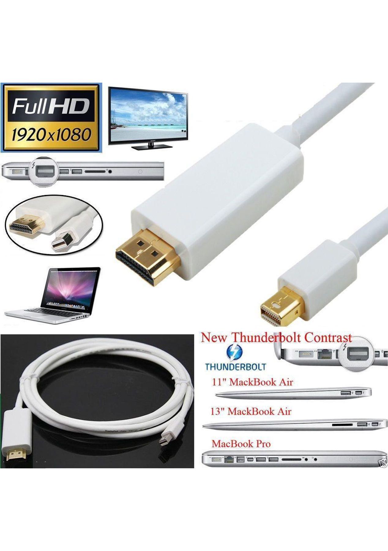 early 2011 macbook pro thunderbolt to hdmi adapter
